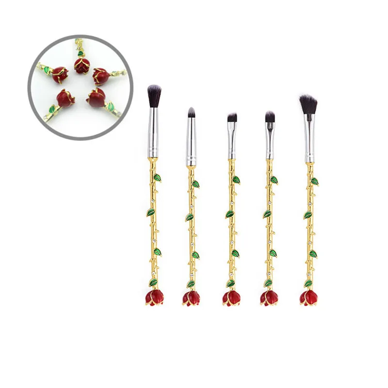 20 комплектов новая Красавица и чудовище кисточки розы металлические капли ручки