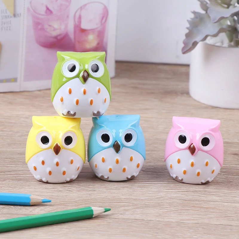 Kawaii 1 шт. точилка для карандаша в виде совы нож резки рекламная Подарочная