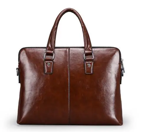 Винтажная сумка из вощеной кожи дорожные сумки мужской портфель деловые мужские