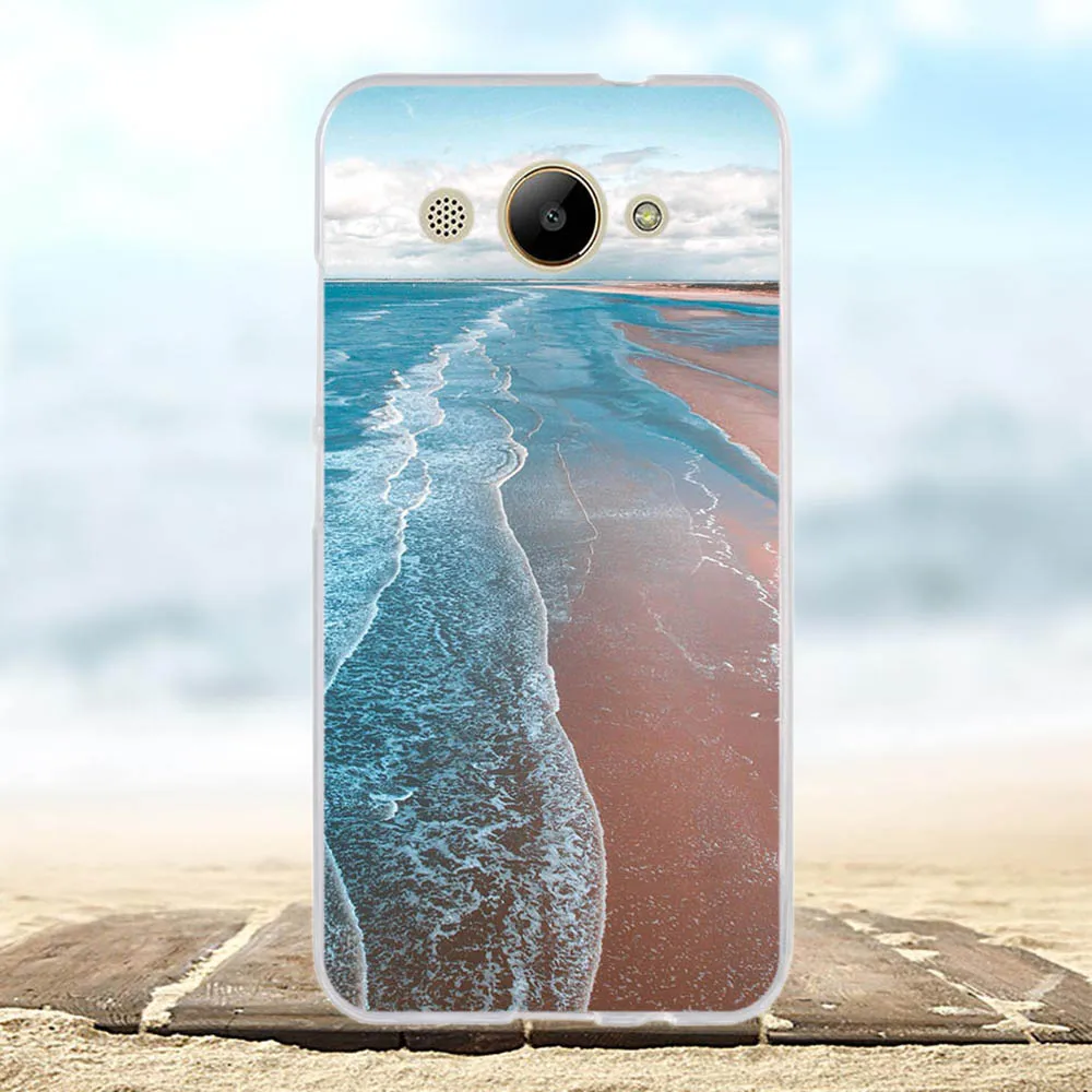 Чехол для Huawei Y3 2017 силиконовый Ультратонкий чехол детской модели милый чехлы