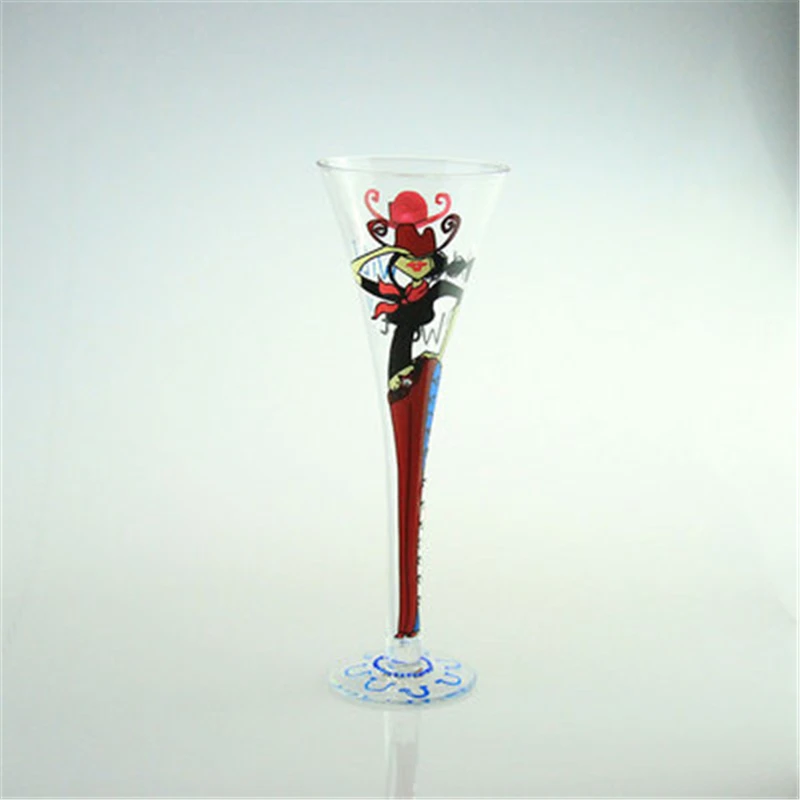 Новые креативные подарки забавный дизайн с ручной росписью стеклянный гудок