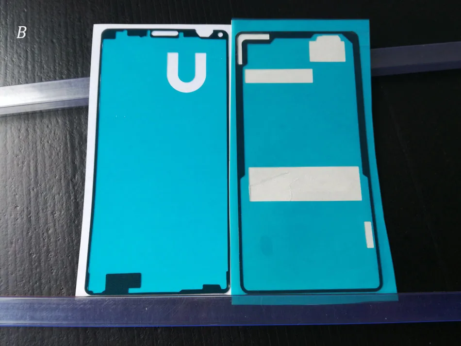 BLINGIRD 5 комплектов (F + B) клейкая лента наклейка для Sony Xperia Z3 Compact Mini D5803 D5833 LCD Корпус