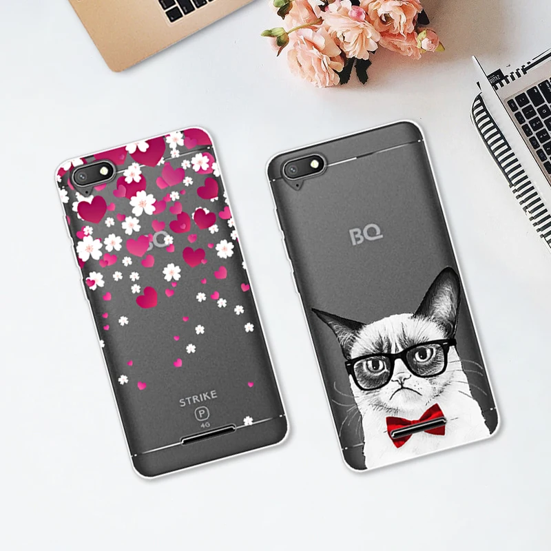 Для BQ BQS 5037 Strike Power 4G 5 0 дюйма чехол для телефона мягкий Tpu силиконовый защитный с