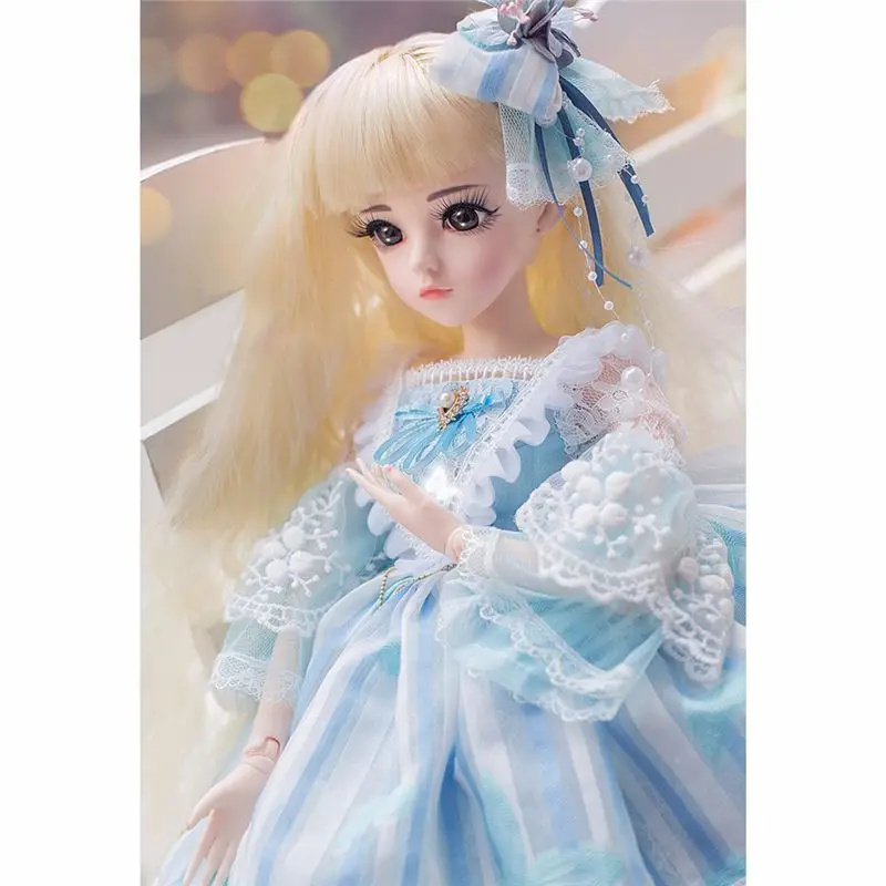 could not change eye BJD кукла 1/3 карие глаза с BJD одежда парики обувь макияж ручной работы красота игрушки силиконовые Reborn кукла игрушка для детей - Цвет: could not change eye