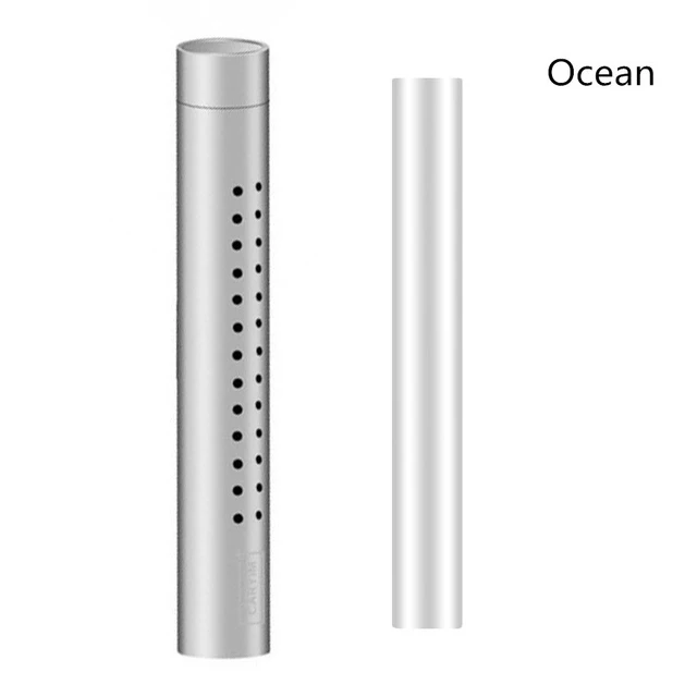 Gray-Ocean Stick 1 Автомобильный освежитель воздуха IKSNAIL, автомобильная ароматерапия с парфюмом, принадлежности из алюминиевого сплава, автомобильная твердая палочка для ароматерапии - Название цвета: Gray-Ocean Stick 1