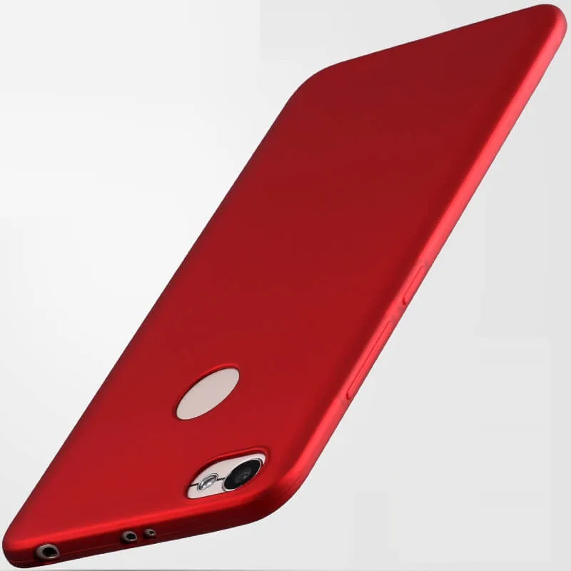 Matter Phone Case for Xiaomi Redmi 5A 5 Plus 4A 4Pro Note4X Note5A Note Pro Soft Silicone For smart phone mi 5X 6X A1 | Мобильные