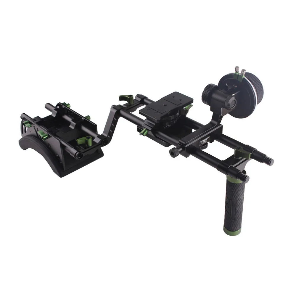 LanParte Pro Cine комплект с одной ручкой DSLR система поддержки плеча следить за