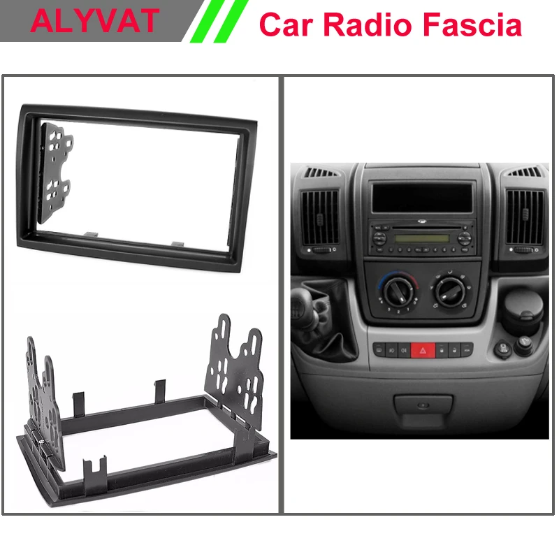 Для PEUGEOT CITROEN Jumper 2006 + Boxer FIAT Ducato Radio CD DVD Audio Dash Mount Trim Kit Fascia Frame|dvd frame|ducato fiatradio frame |