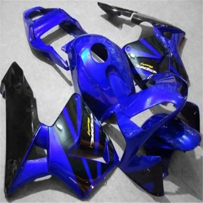 

Km обтекатель синий черный для CBR600RR 03-04 CBR600 RR F5 глянцевый синий CBR 600RR 600 RR 03 04 2003 2004