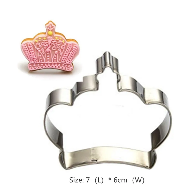 

Crown Diamond Cookie Tools Cake Stencil Kitchen Cupcake Decoration Template Mold Cookie Coffee Stencil Mold Baking Fondant