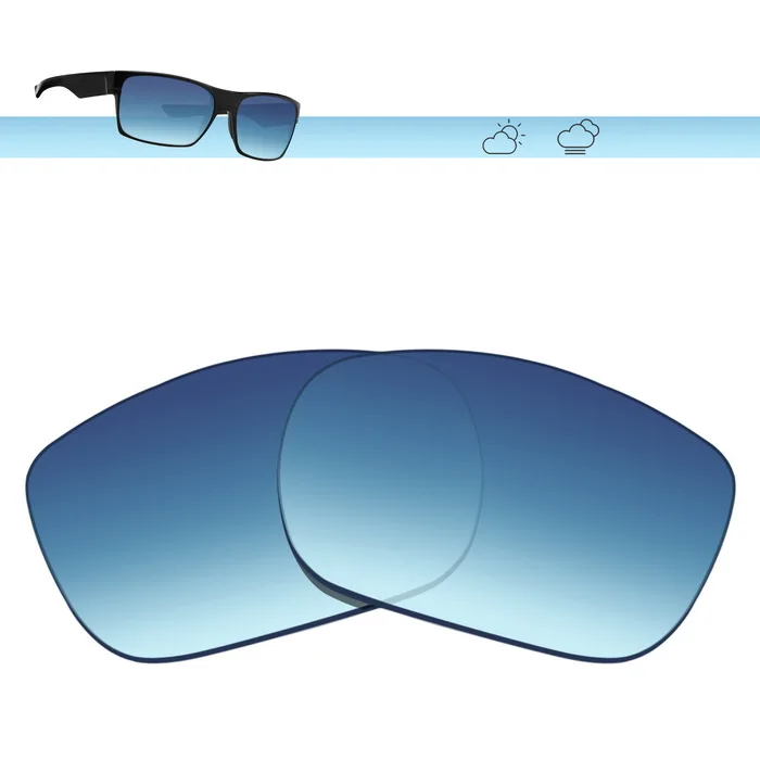 Blue Gradient Glintbay поляризованные Сменные солнцезащитные очки линзы для солнцезащитных очков в стиле Окли два вида-несколько вариантов - Цвет линз: Blue Gradient