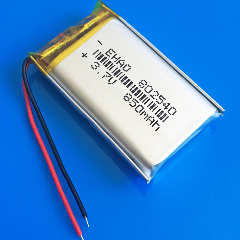 802540 3 7 V 850mAh литий-полимерный аккумулятор оптовая продажа сертификация качества CE