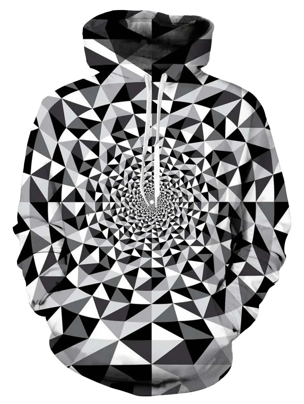 Красочные постоянно меняющиеся толстовки для мужчин и женщин гипноз 3D Мужской