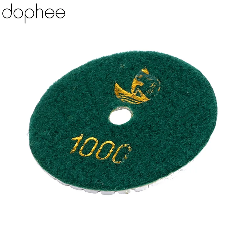 Dophee 1 шт. Grits #1000 80 мм/3 дюйма Профессиональные Алмазные полировальные диски для
