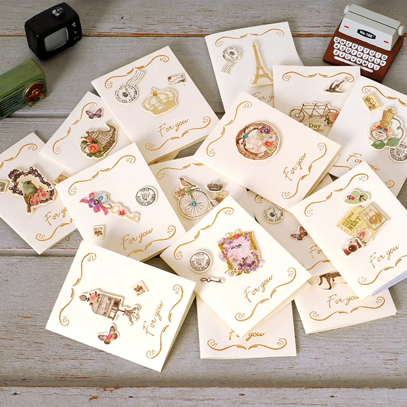 Бесплатная доставка 15 шт. мини креативные поздравления на день рождения