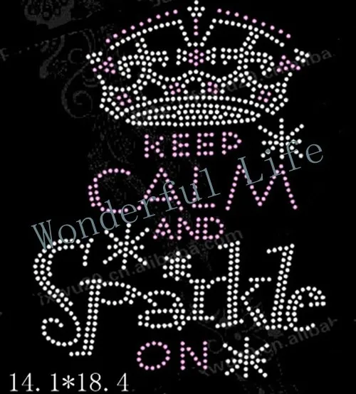 

Бесплатная доставка, белый прозрачный кристалл светильник-розовыми мотивами Стразы для горячей фиксации, железная корона с sparlke