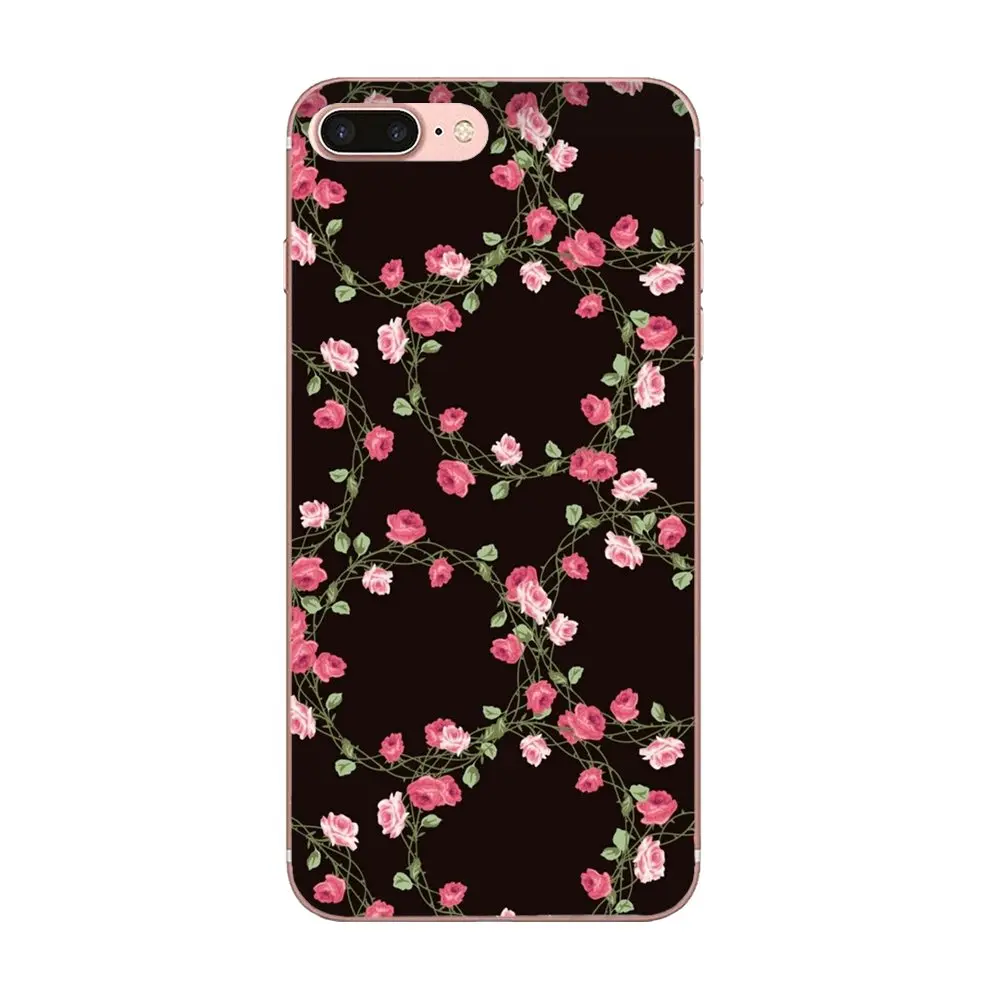 Красивый чехол для телефона с цветами и листьями камелии Apple iPhone 4 4S 5 5C 5S SE 6 6S 7 8 Plus X