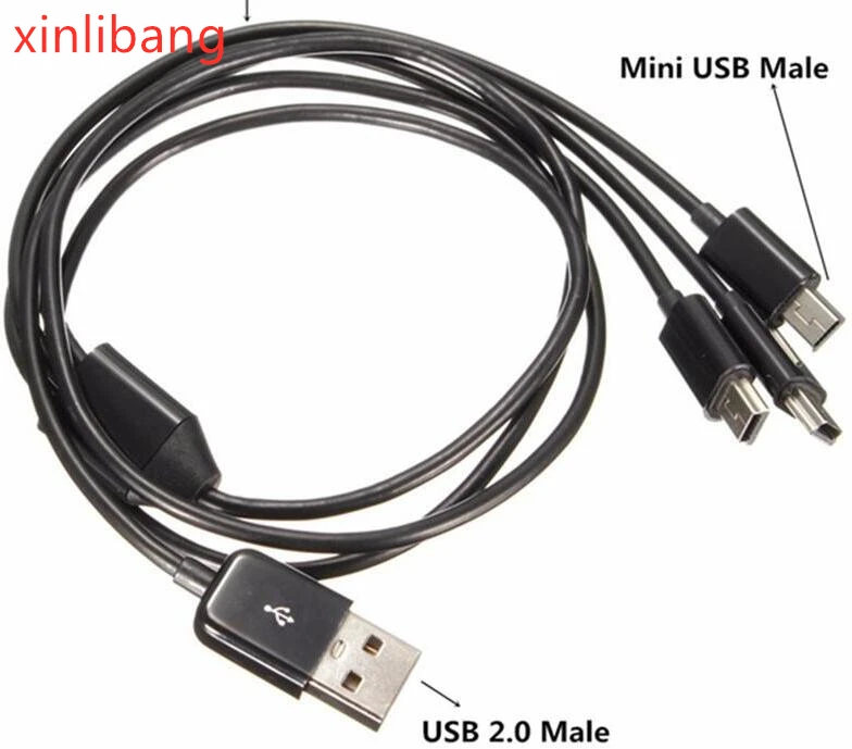 USB 2 0 Тип A штекер 3 Mini B 5 pin кабель для передачи данных и зарядки 480Mbp синхронизации