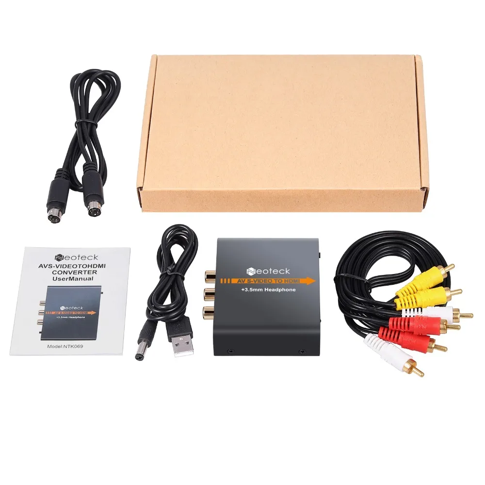 LiNKFOR Alloy AV S видео к HDMI + 3 5 мм аудио преобразователь Upscaler 720P/ 1080P для NES N64 Sega Genesis PS2