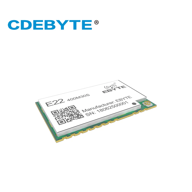 E22 400M30S LoRa SX1268 433 МГц РЧ модуль SMD IPEX штамп отверстие 1 Вт Дальний диапазон