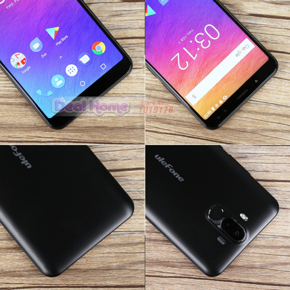 Ulefone мощность 3 S 6," 18:9 полный экран MTK6763 Octa 6380 мАч 4 Гб 64 уход за кожей лица ID четыре камера Android 7,1 мобильный телефон
