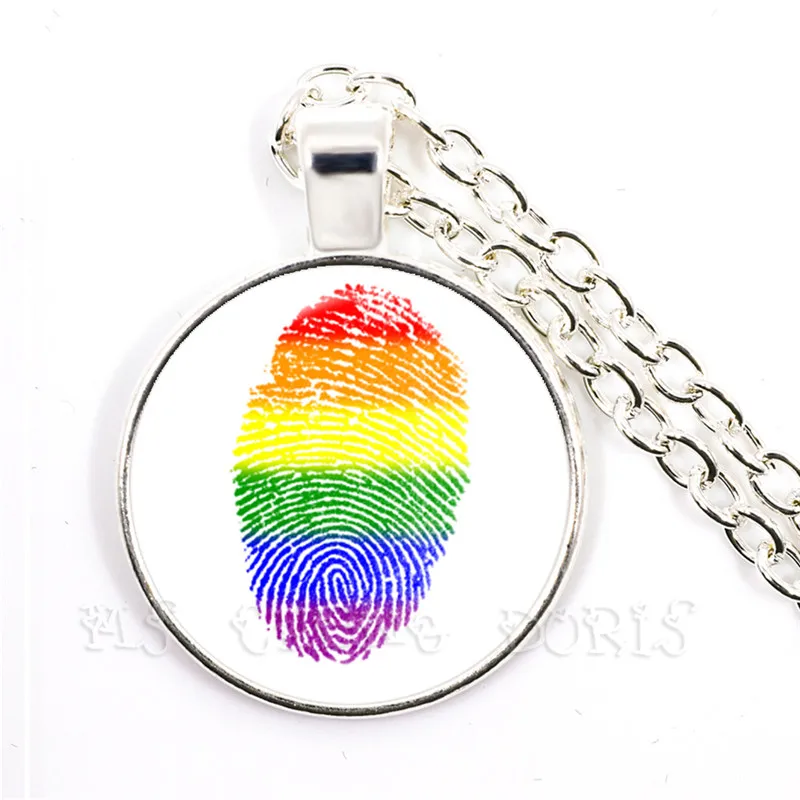 Ожерелье Just Love Rainbow для женщин и мужчин геев лесбиянок гордость с радужной