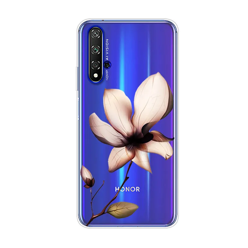 158 Мультяшный чехол для Huawei Honor 20, чехол для Honor 20, Мягкая силиконовая задняя крышка, чехол для телефона Huawei Honor 20 lite Honor20 Pro - Цвет: 158