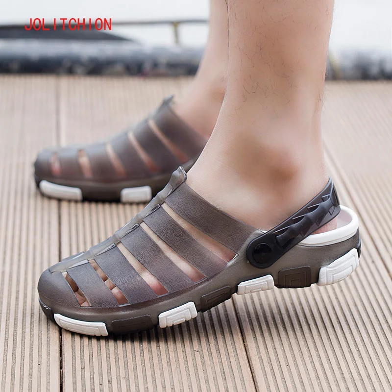 

2019 New Summer Shoes Men Beach Sandals Hollow Slippers Men Flip Flops Light Sandalias Outdoor Summer Shoes Sandalias Hombre