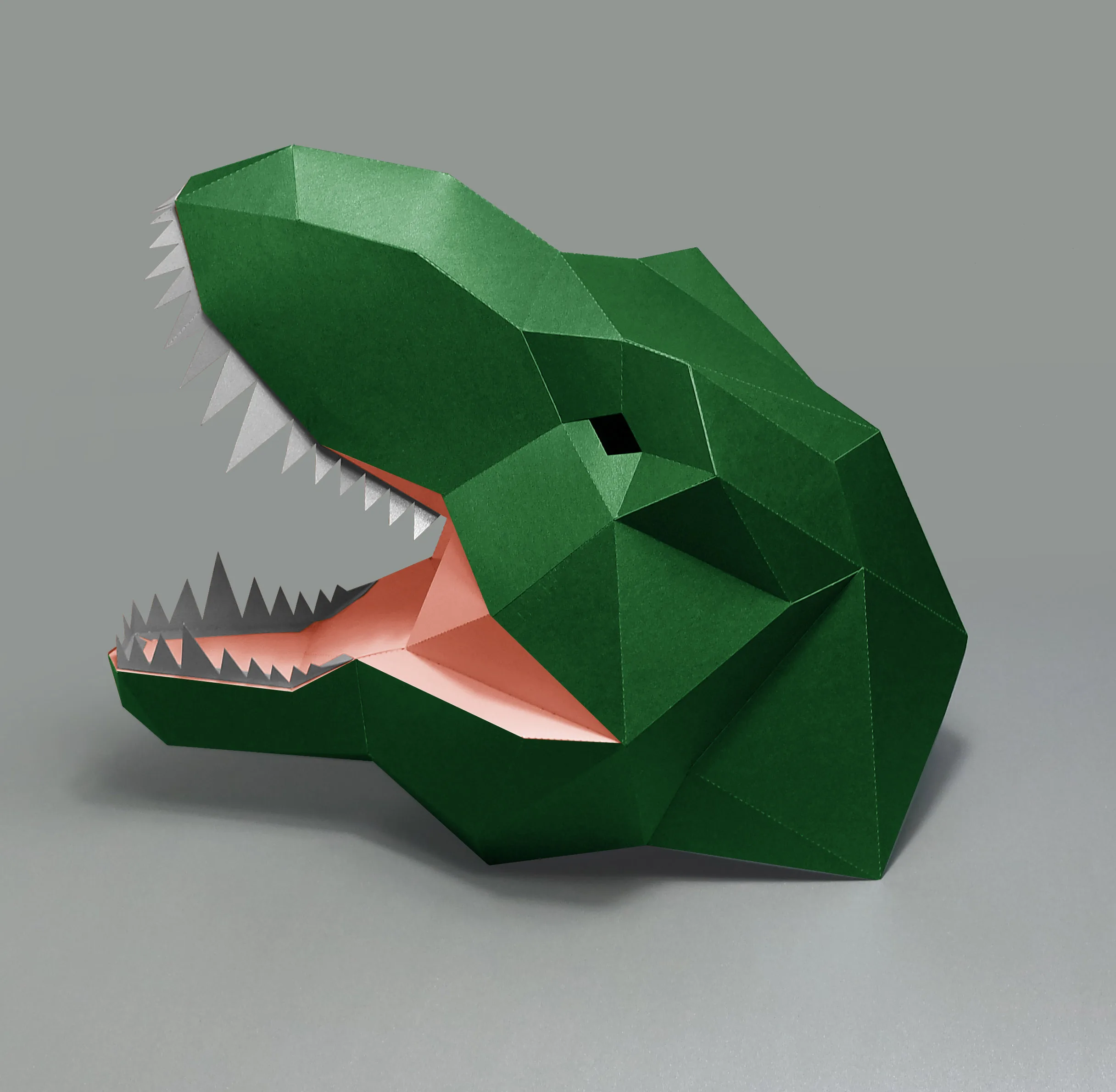 3D Бумажная Маска модный костюм динозавра животного косплей сделай сам бумажная