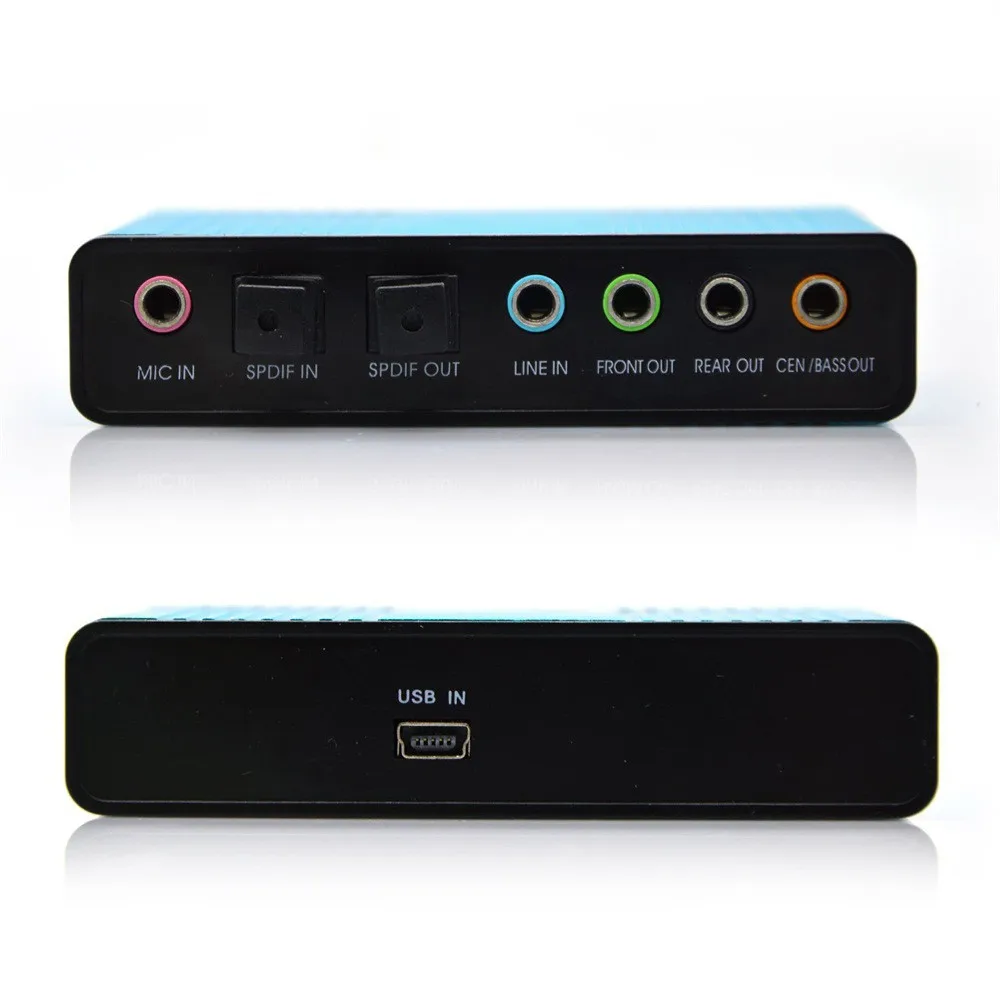 VOBERRY USB 6-канальный 5,1 SPDIF оптический звуковая карта аудио 5,1 объемное звучание для Нетбуки Тетрадь компьютеры