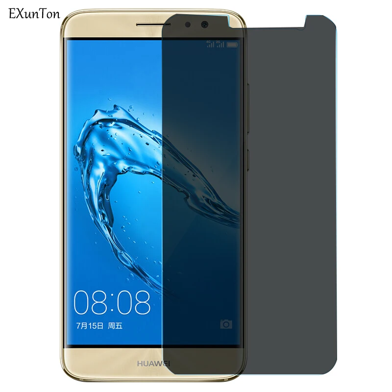 EXUNTON для huawei Y6 Y6Pro Pro Prime 2018 2017 2.5D антишпионское антибликовое закаленное защитное