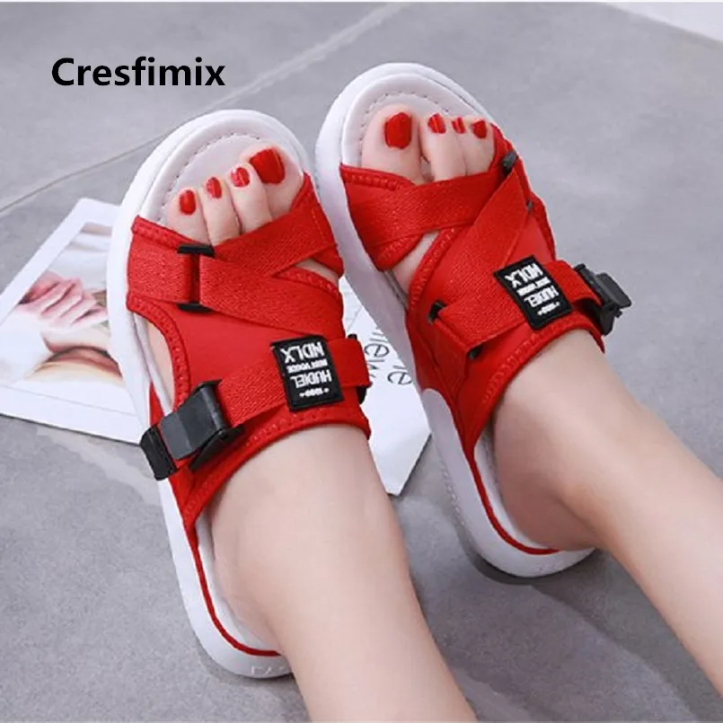 Босоножки Cresfimix женские из ПУ кожи модные сандалии на высоком каблуке 7 см изящные