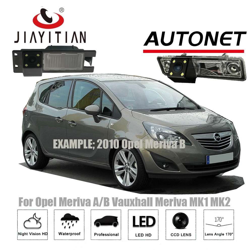 Фото Задняя камера JiaYiTian для Opel Meriva A Opel Meriva B Meriva series 2003 ~ 2017 CCD камера ночного видения/резервная камера для номерного знака №1