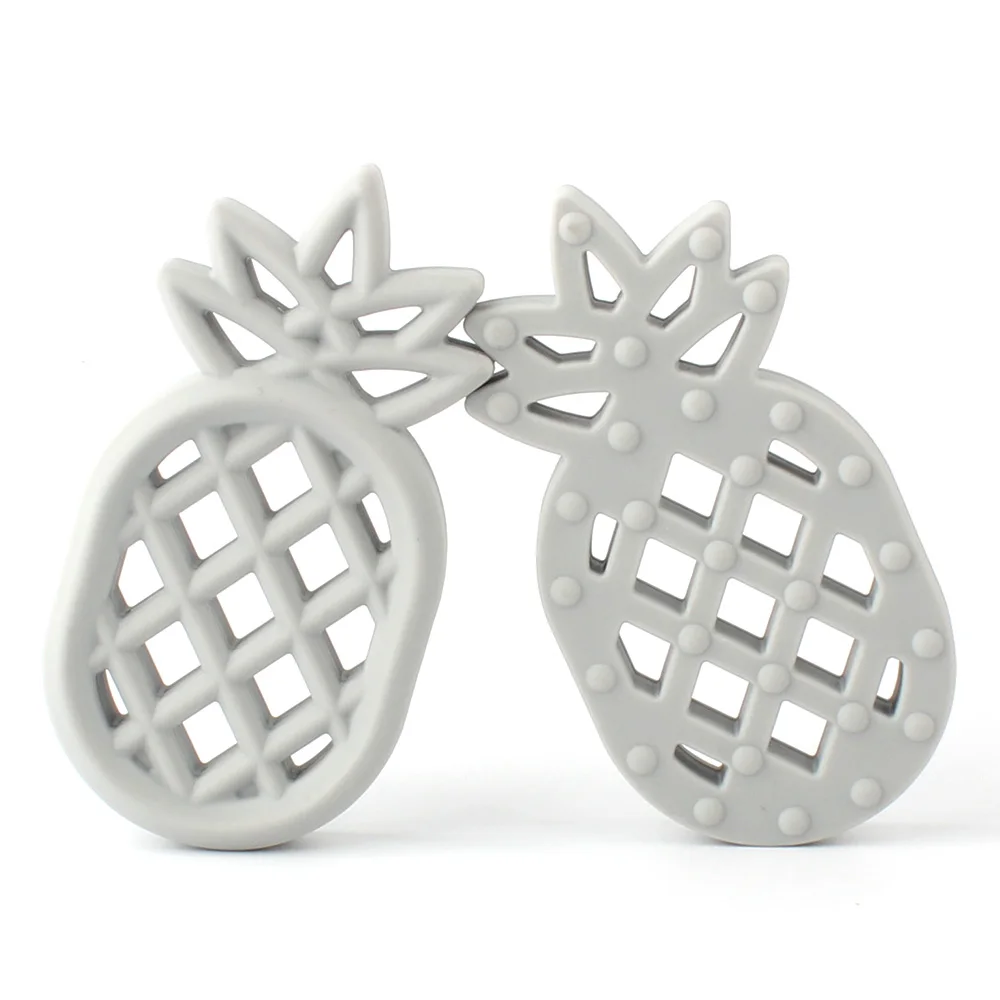 Keep& grown ананас Силиконовые Прорезыватели бусы, не содержат Бисфенол А подарок бижутерия соска зажимы пустышка цепь ребенок Mordedor De силикон
