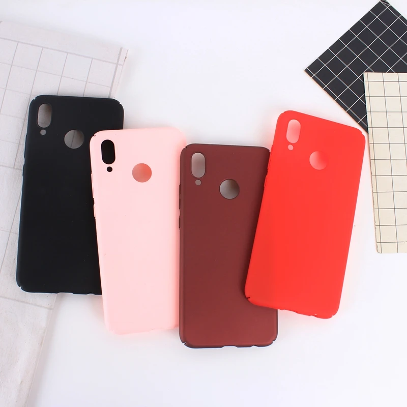 Для huawei P20 Lite чехол матовый Карамельный цвет для телефона Mate 10 P Smart P8 2017 жесткий