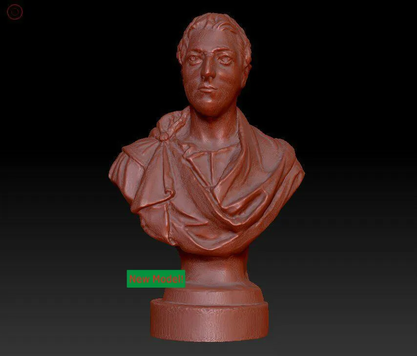 3D модель stl формат твердая вращения скульптура для станка с ЧПУ William Pitt |