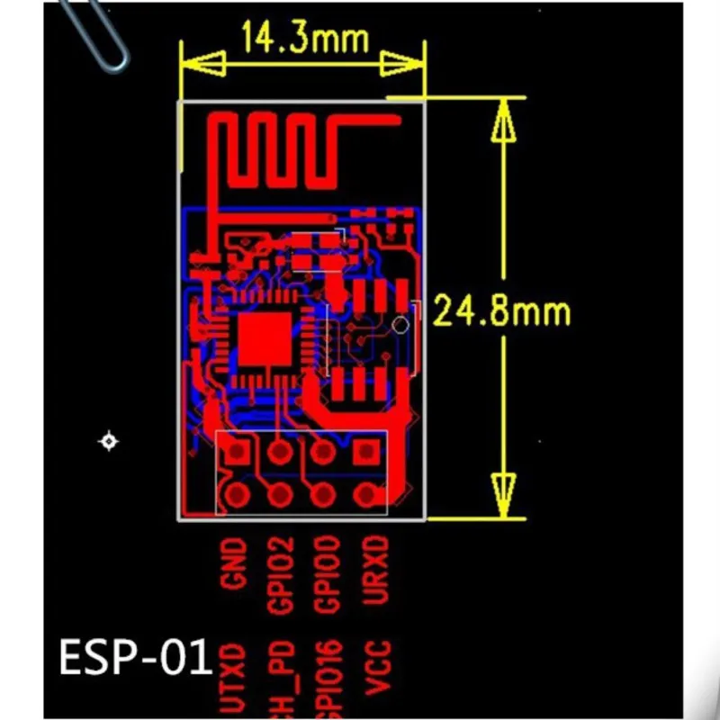 Высококачественный беспроводной Wi-Fi модуль ESP8266 с функцией приема серия печатная
