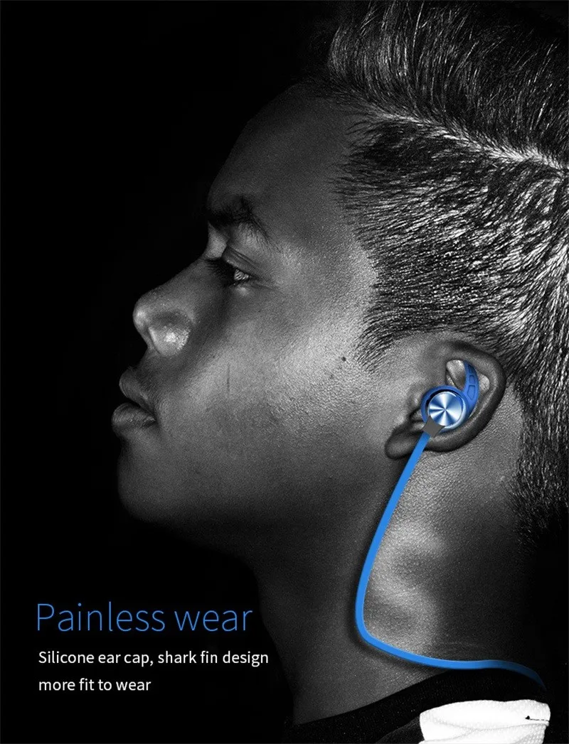 Спортивные Bluetooth наушники, беспроводные наушники, стерео Bluetooth 4,2, гарнитура, поддержка TF карты, MP3, с микрофоном для телефона, Kulaklik