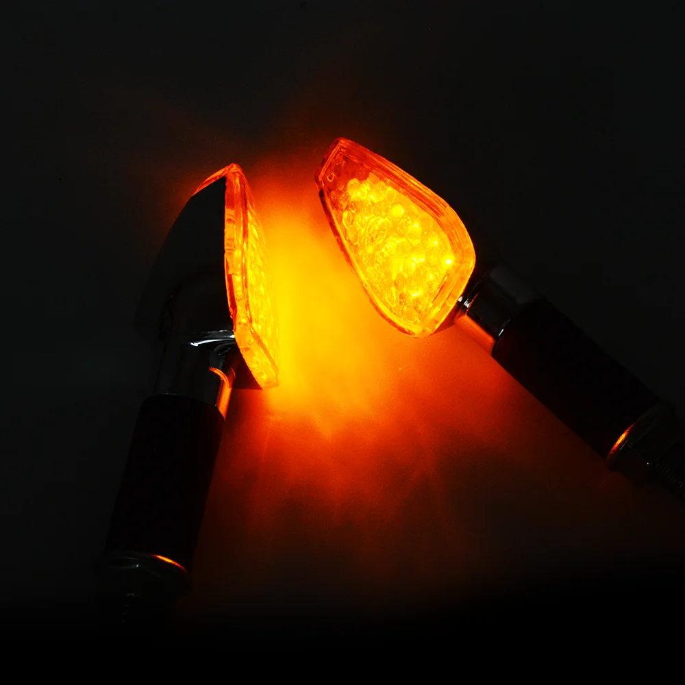 Мотоцикл 12 Светодиодный светильник сигнала поворота s Blinker передний задний