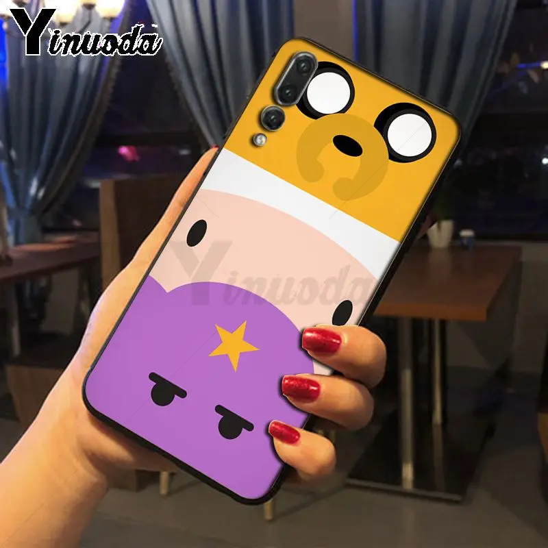 Мягкий черный чехол для телефона Yinuoda Best friends Adventure time Для huawei p20 pro p20lite mate10pro nova 3i