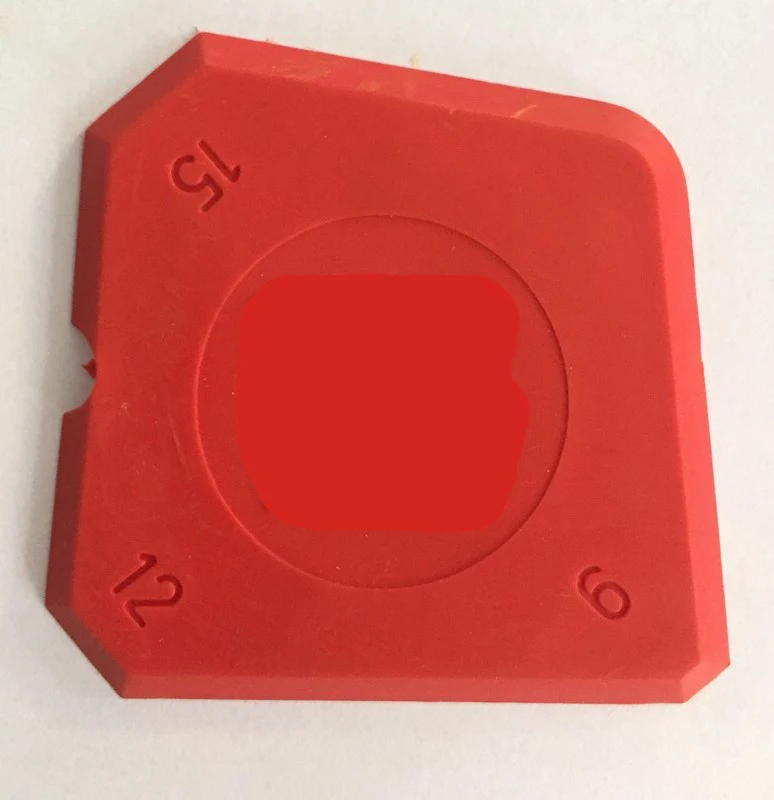 С силиконовым соплом и красной крышкой набор силиконовых отделочных