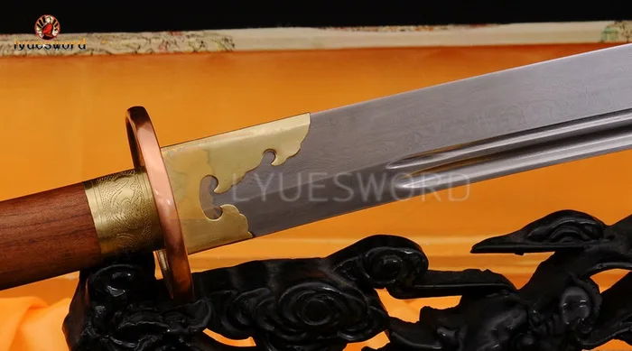 LYUESWORD традиционный китайский меч дамасское лезвие ручной работы очень острые