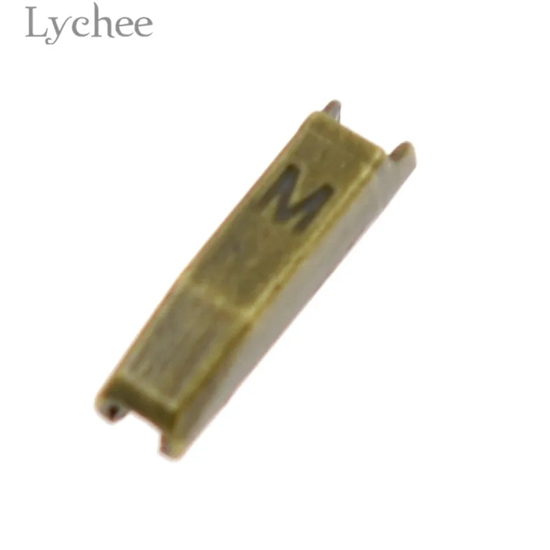 Lychee 10 наборов металлические ремонтные молнии стопор открытый конец молнии стопор DIY Швейные молнии аксессуары для одежды