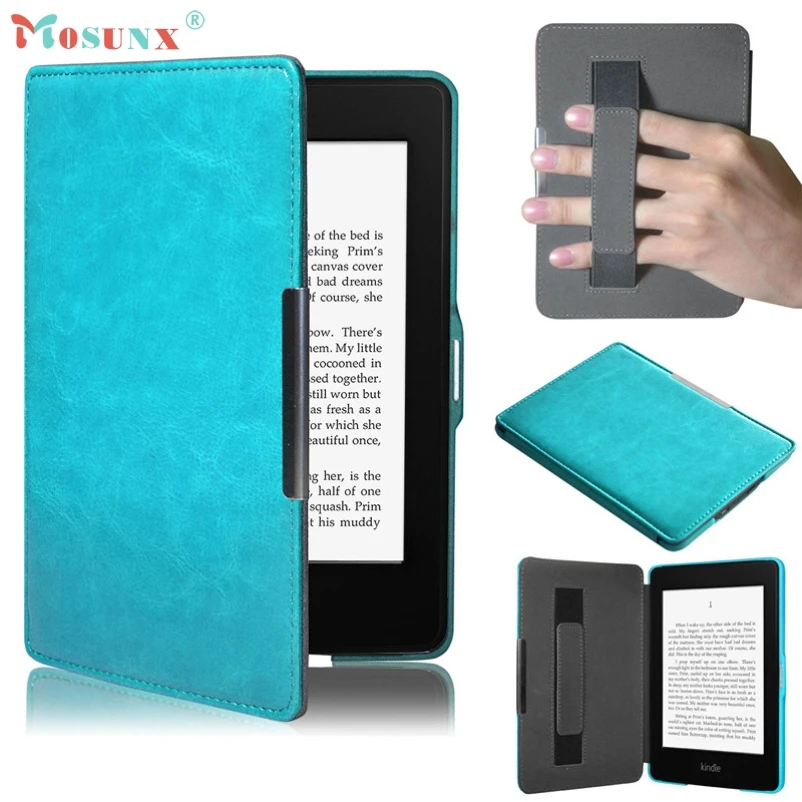 MOSUNX чехол для планшета Mosunx Магнитный Премиум ультра тонкий кожаный умный Amazon Kindle