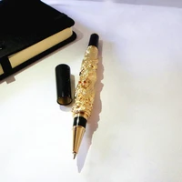 luxury gold gel pen christmas gifts luxury 3d dragon pen 80gpc popular business gift for big boss