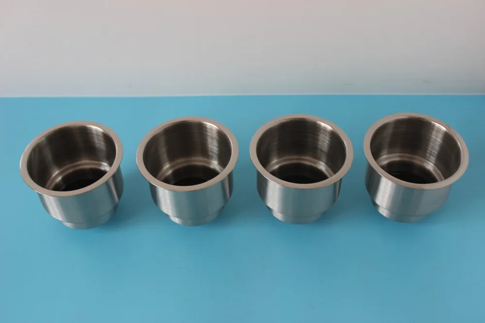 

4 Piece Lamp Marine Boat Car For Camper Stainless Steel Cup Shape Drink Holder