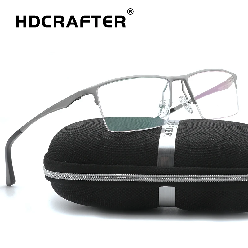 HDCRAFTER алюминиево-магниевая оправа для очков, Женские оправы для очков по рецепту, мужские оправы для очков, женские роскошные оптические оправы
