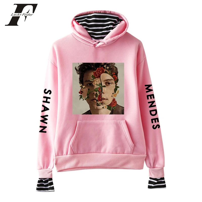 Новинка 2019 г. толстовки Shawn Mendes из двух частей женская одежда свитшоты хлопковые