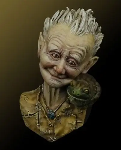 

1/10 The Frog Whisperer Soldier bust toy модель из смолы миниатюрная фигурка из смолы Неокрашенная в сборку