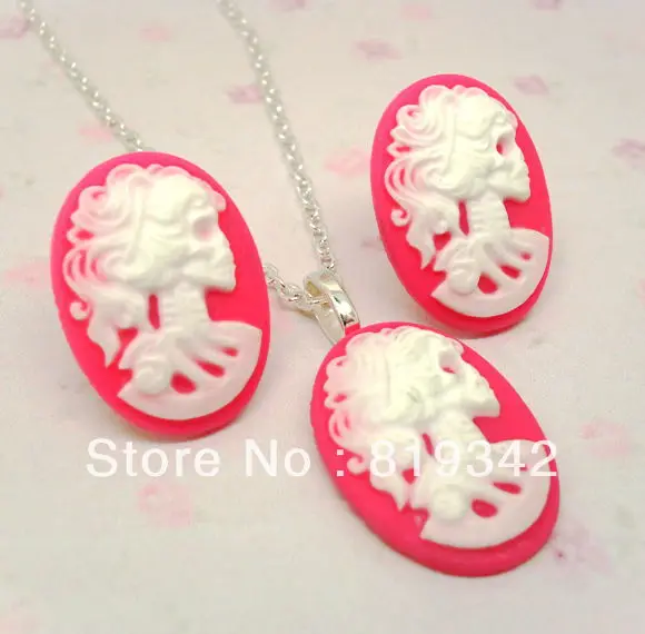 Бесплатная доставка 4 компл./лот Веселые большие бриллианты 18 дюймов ожерелье